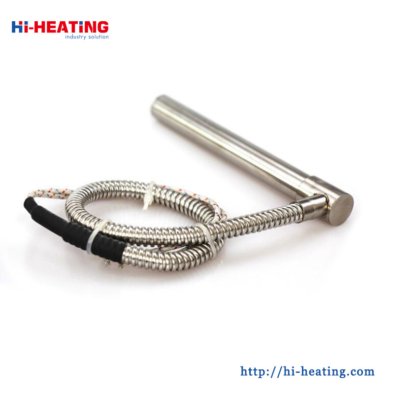 3mm-30mm High Density Side-Wire Right Angle Cartridge Heaters With Soft-Pipe Protection 