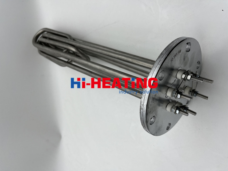 3KW 6kw 9kw 12kw 15kw Industrial electric resistance screw flange tubular rod water immersion heater