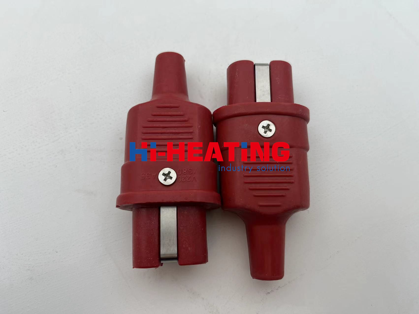 high temperature 2 pins silicone rubber ceramic heater plug