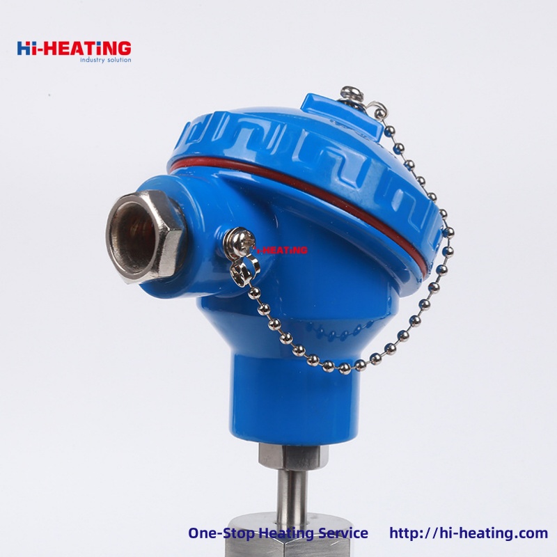 304 stainless steel temperature probe fixed thread temperature sensor assembled PT100 thermal resistor