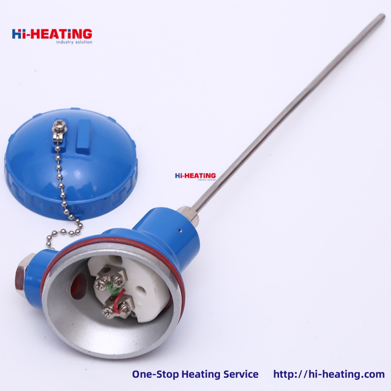 K type J type PT100 armored thermocouple WRNK-191131291R thermal resistance temperature resistant pin type bendable