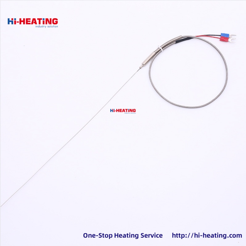K-type armored thermocouple WRNK-191 probe temperature sensor PT100EJ thermal resistance probe can be bent