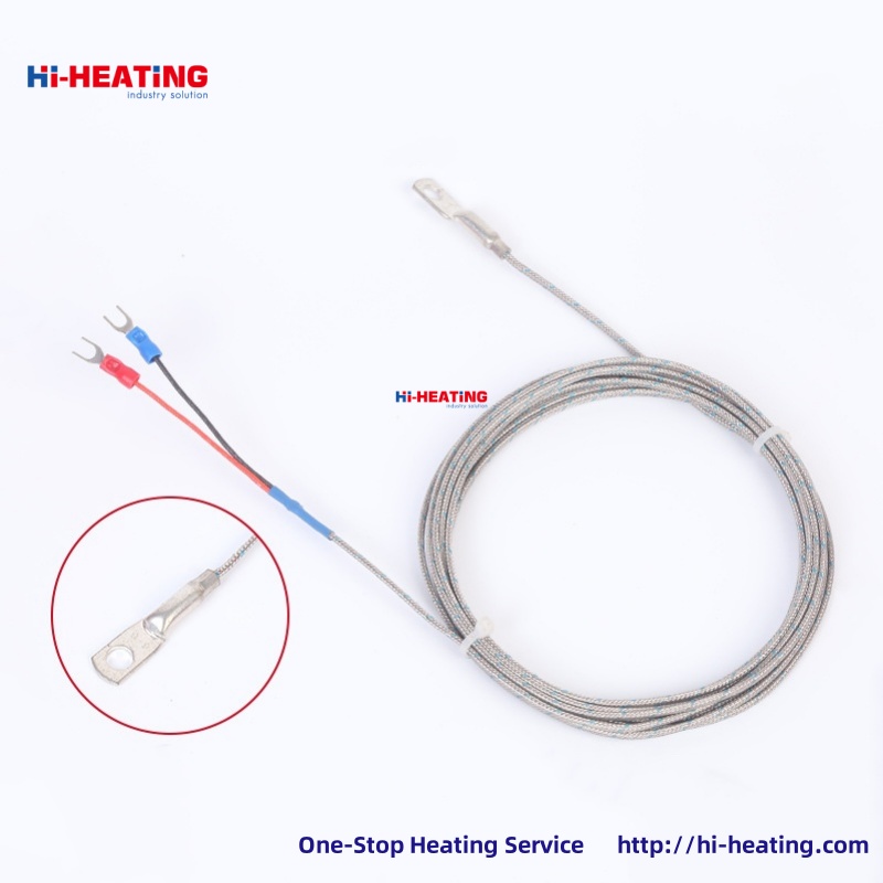 K-type patch grounded thermocouple Pt100 temperature sensor surface end gasket cold pressure nose temperature probe