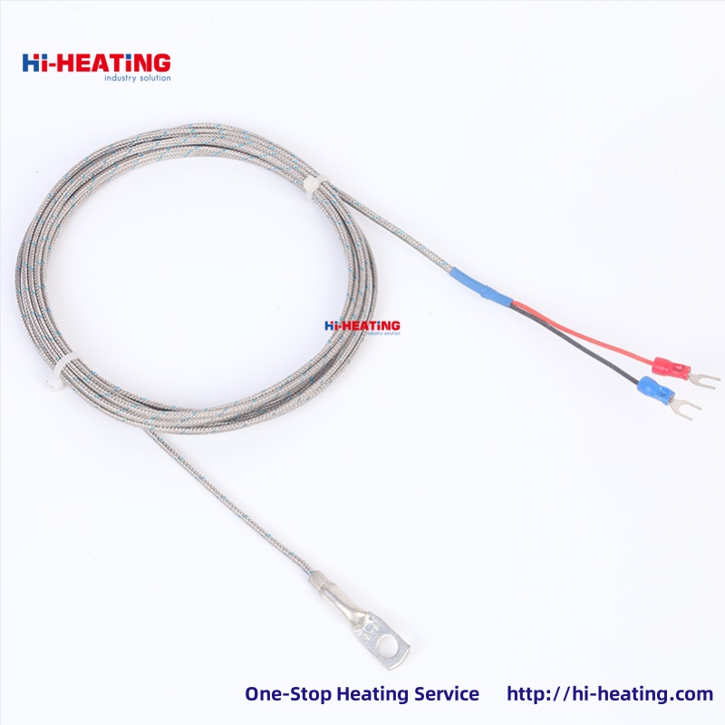 K-type patch grounded thermocouple Pt100 temperature sensor surface end gasket cold pressure nose temperature probe
