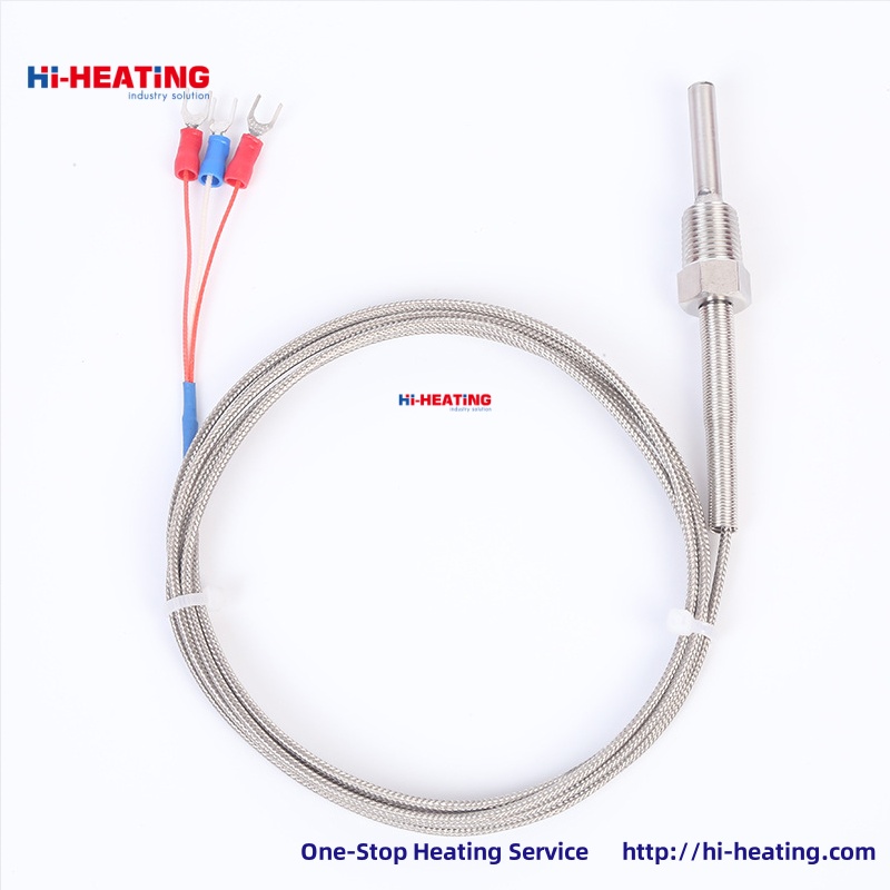 PT100 temperature sensor thermal resistor thread temperature A-level chip temperature control probe