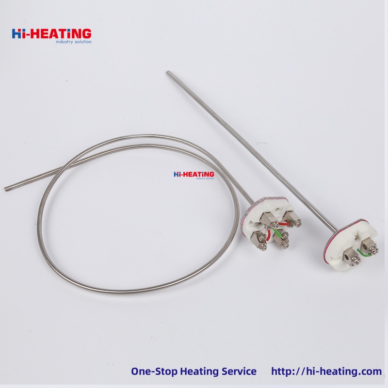 WRNK-010 simple temperature measuring rod bendable armored thermocouple core K type assembled temperature sensor
