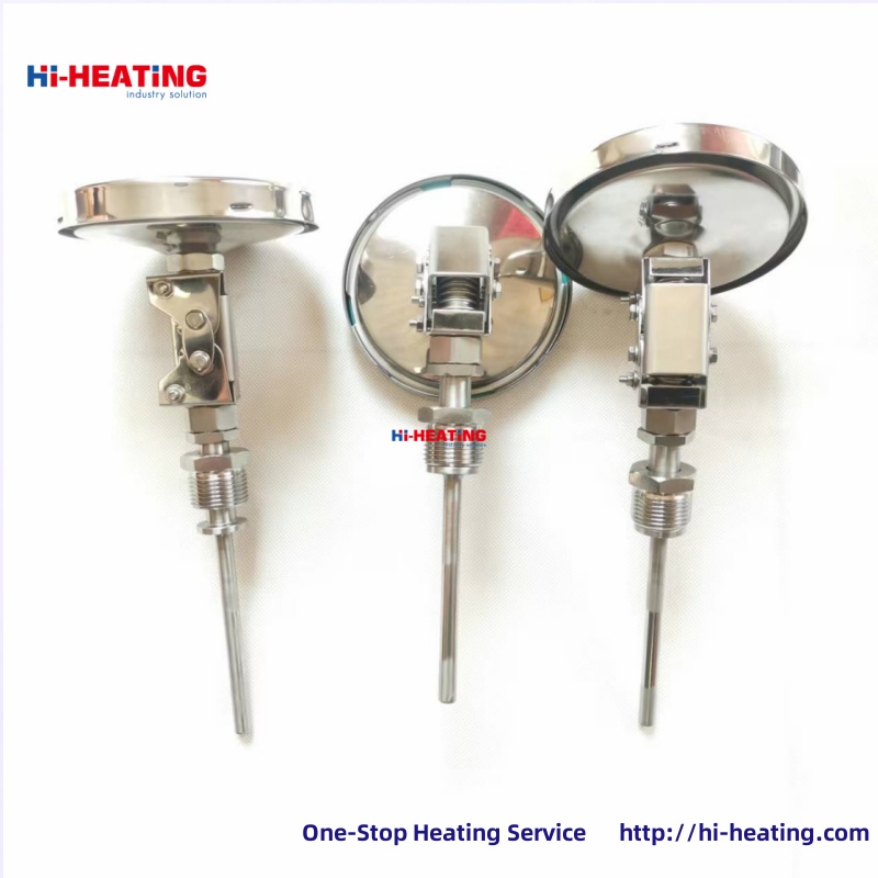 WSS-481581 Bimetallic Thermometer PT100 Thermal Resistance Universal Bimetallic Thermometer with Remote Transmission